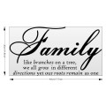 Family is like Branches on A Tree